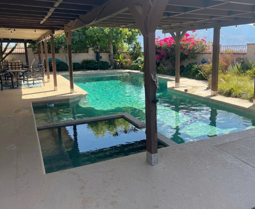 Aging pool design before transformation using visualization software